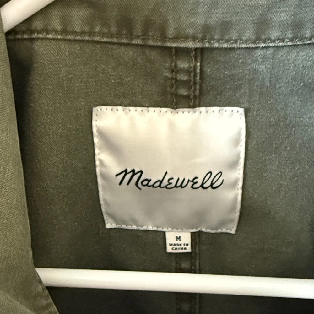 Madewell Olive Green Jacket - Picture 2 of 3